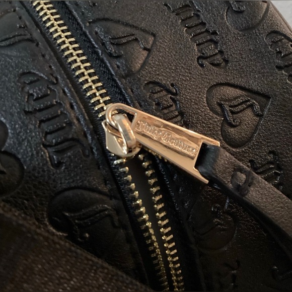 Juicy Couture Fashionista Dome Weekender Duffle Bag Liquorice Black & Wallet-NEW - Picture 7 of 11